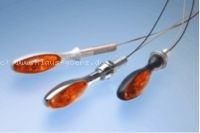 Microblinker Halogen oranges Glas